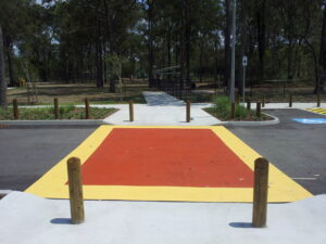 commercial linemarking on the street painting and markings qld and nsw