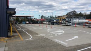 commercial linemarking on the floor painting and markings qld and nsw