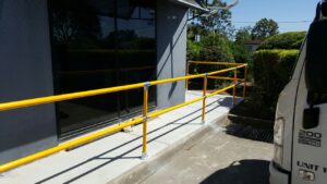 commercial, industrial, factory, warehouse car park safety barriers