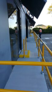 commercial, industrial, factory, warehouse car park safety barriers