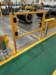 safety handrail installation for walkway in warehouse qld and nsw