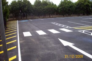 car park linemarking on the floor painting and markings qld and nsw
